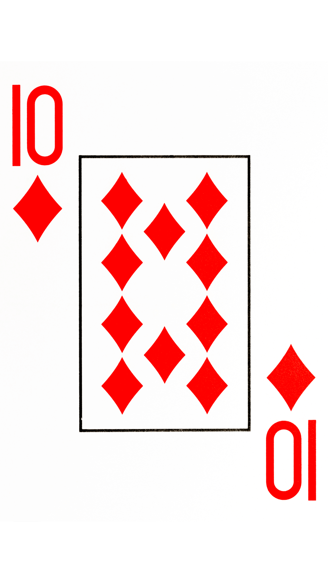 10 de carreau signification