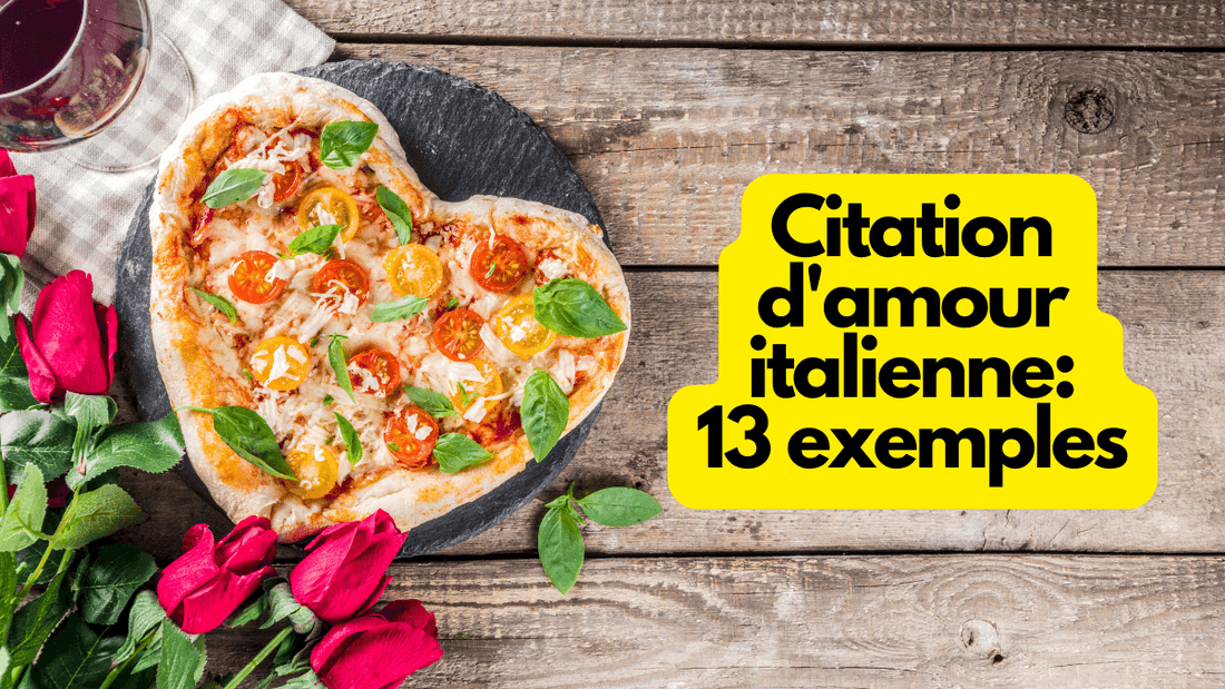 Citation d'amour italienne: 13 exemples