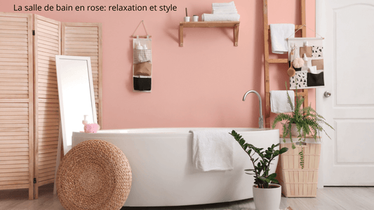 La salle de bain en rose: relaxation et style
