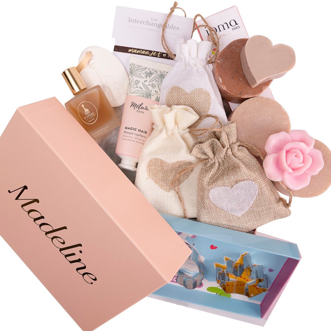 Personnalisez votre BOX Grossesse ou Naissance, cadeaux maman et bébé