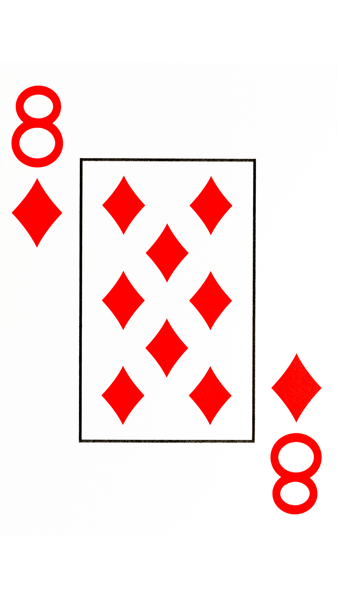 8 de carreau signification