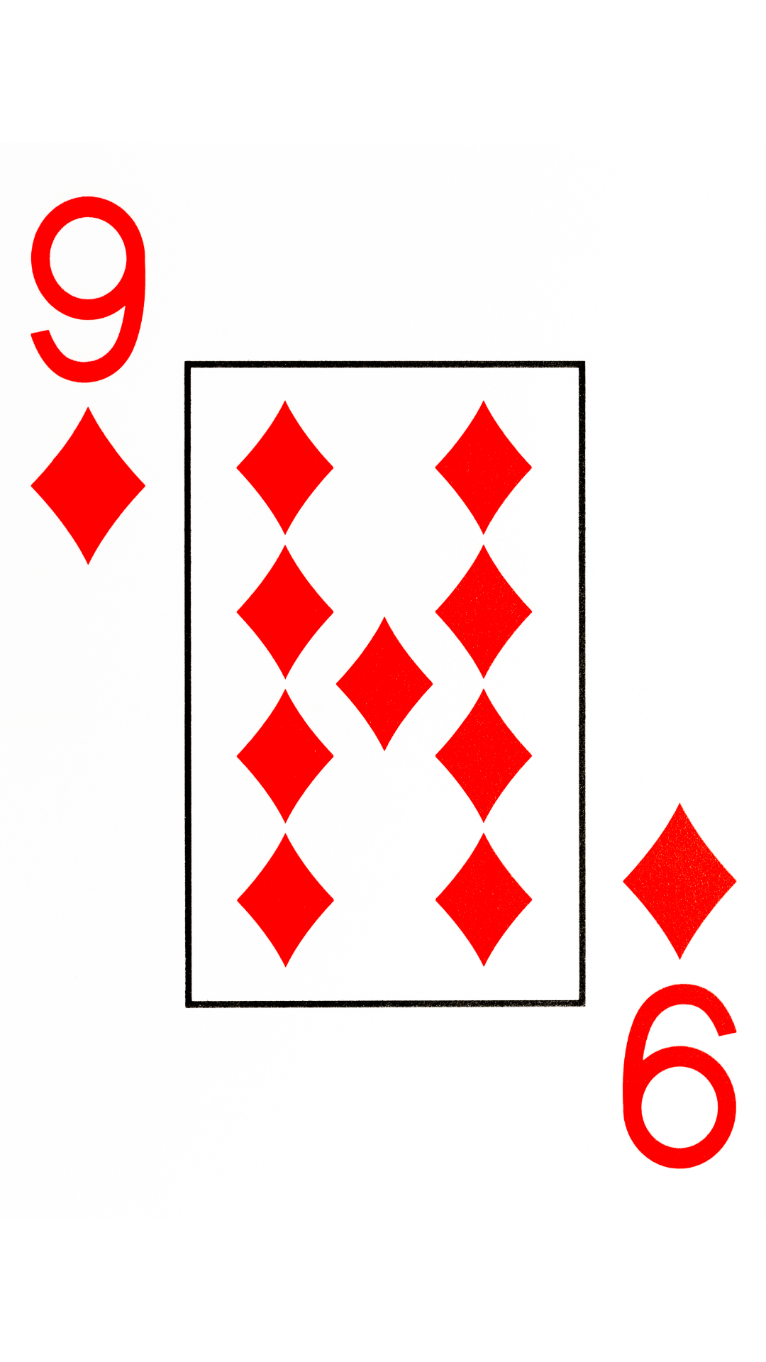 9 de carreau signification