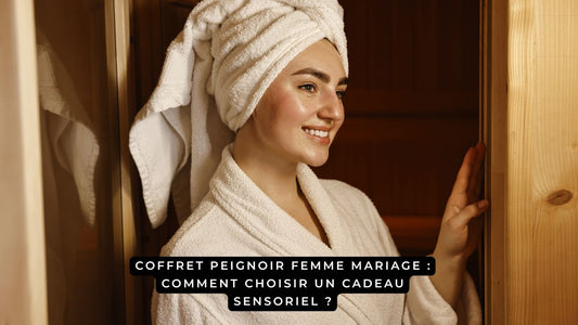 Coffret peignoir femme mariage : comment choisir un cadeau sensoriel ?
