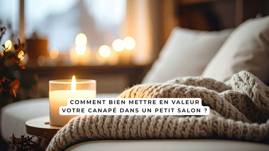 Comment bien mettre en valeur votre canapé dans un petit salon ?