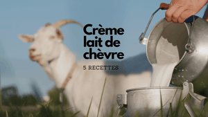 Crème lait de chevre: 5 recettes à découvrir