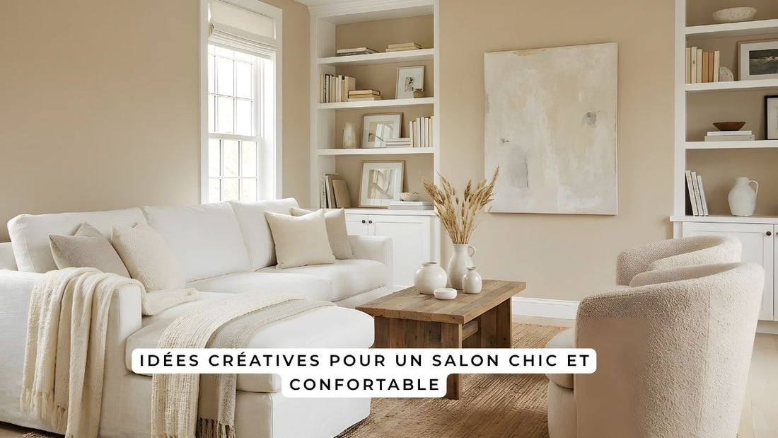Idées créatives pour un salon chic et confortable