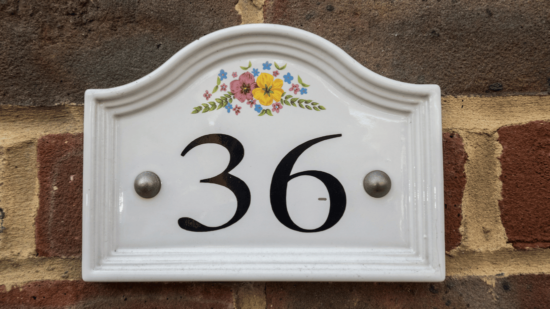 plaque numero de rue