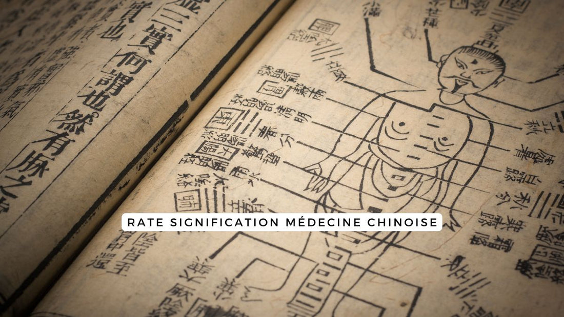 Rate signification médecine chinoise