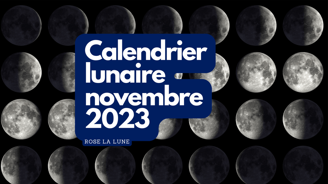 Calendrier lunaire novembre 2023