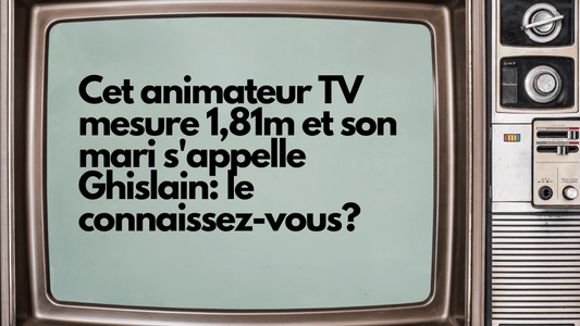 Cet animateur TV mesure 1,81m et son mari s'appelle Ghislain: le connaissez-vous?