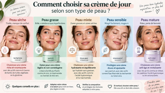 Comment choisir sa crème de jour selon son type de peau ?
