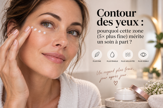 Contour des yeux : pourquoi cette zone (5× plus fine) mérite un soin à part