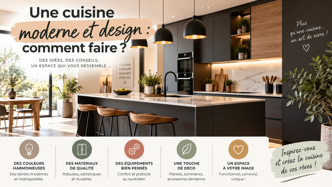 Une cuisine moderne et design : comment faire ?