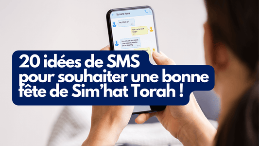 20 idées de SMS pour souhaiter une joyeuse fête de Sim'hat Torah 2024
