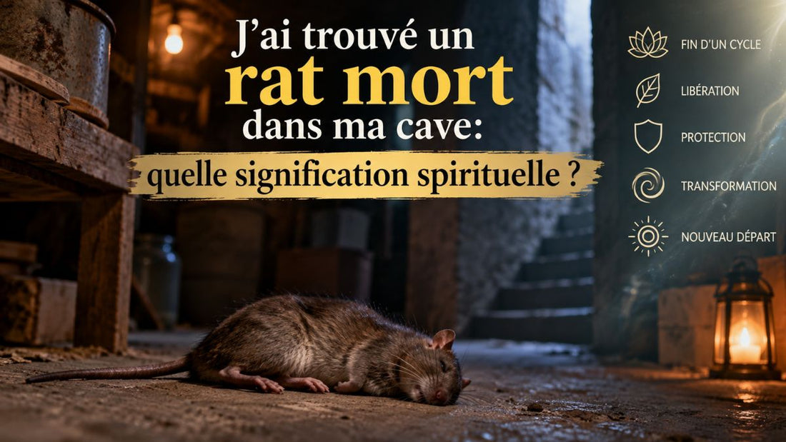 J'ai trouvé un rat mort dans ma cave: quelle signification spirituelle?