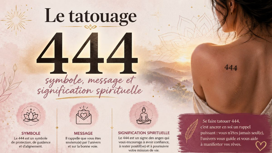 Le tatouage 444: symbole, message et signification spirituelle