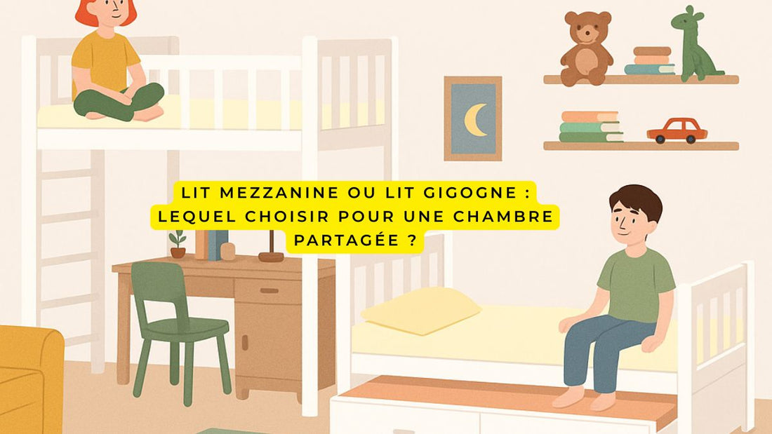 Lit mezzanine ou lit gigogne : lequel choisir pour une chambre partagée ?