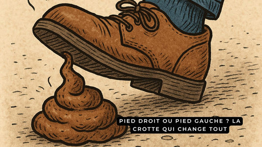 Pied droit ou pied gauche ? La crotte qui change tout