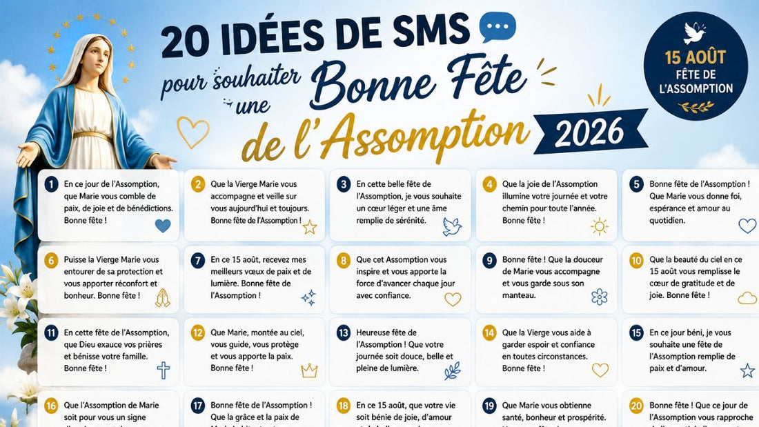 message bonne fete assomption 2026