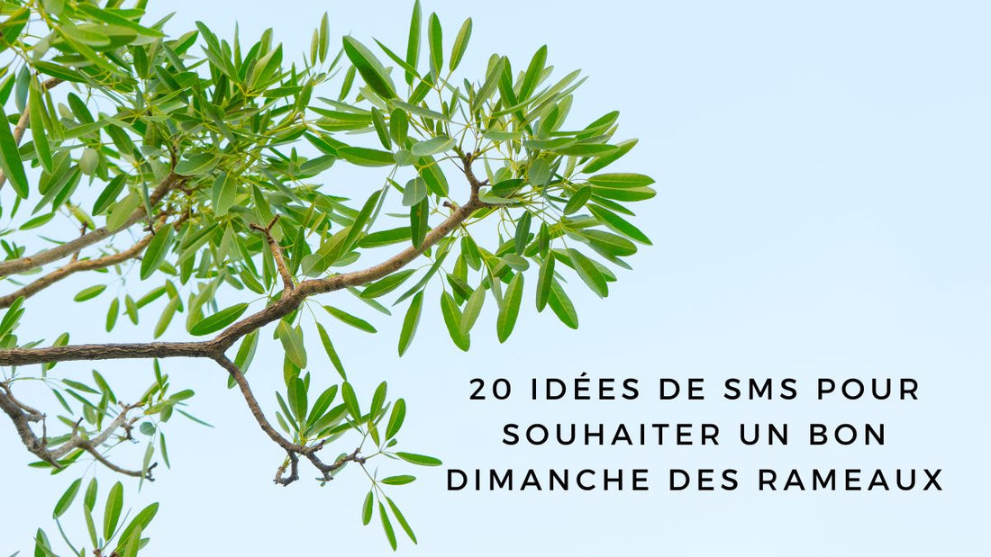 20 idées de SMS pour souhaiter un bon dimanche des Rameaux