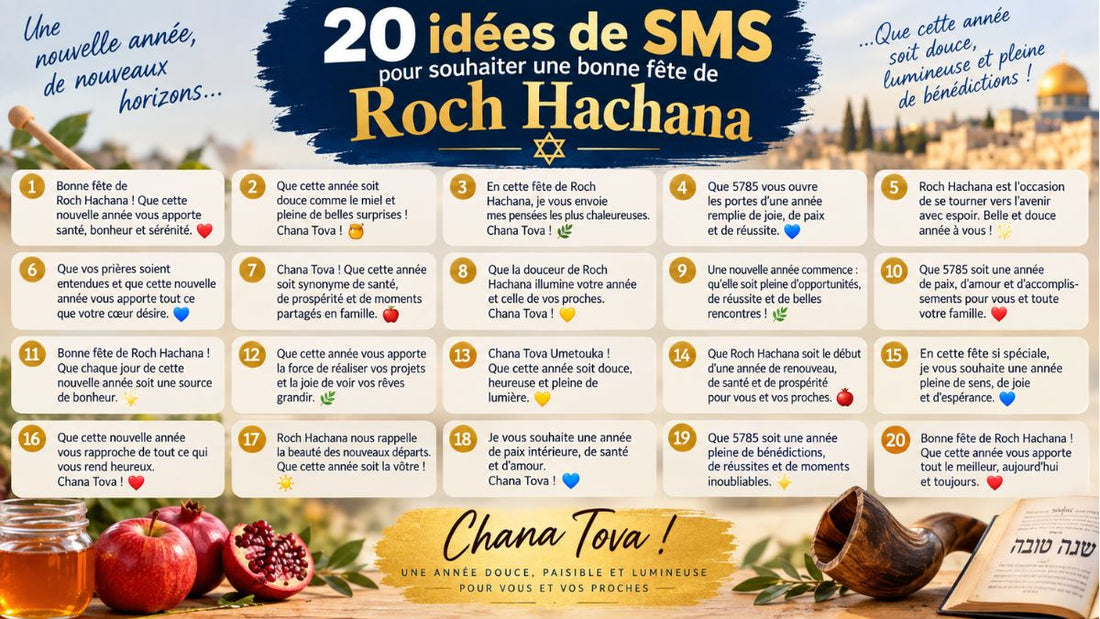 messages sms voeux shana tova bonne fete de roch hachana