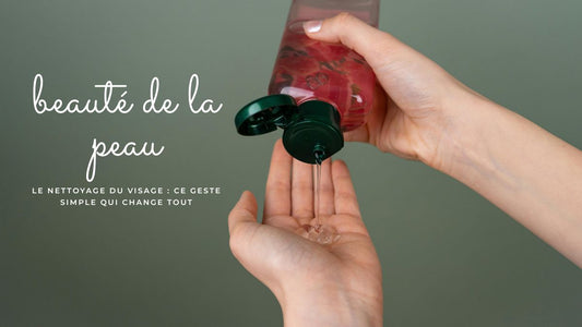 beauté de la peau nettoyage visage