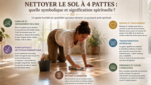 Nettoyer le sol à 4 pattes: quelle symbolique et signification spirituelle?