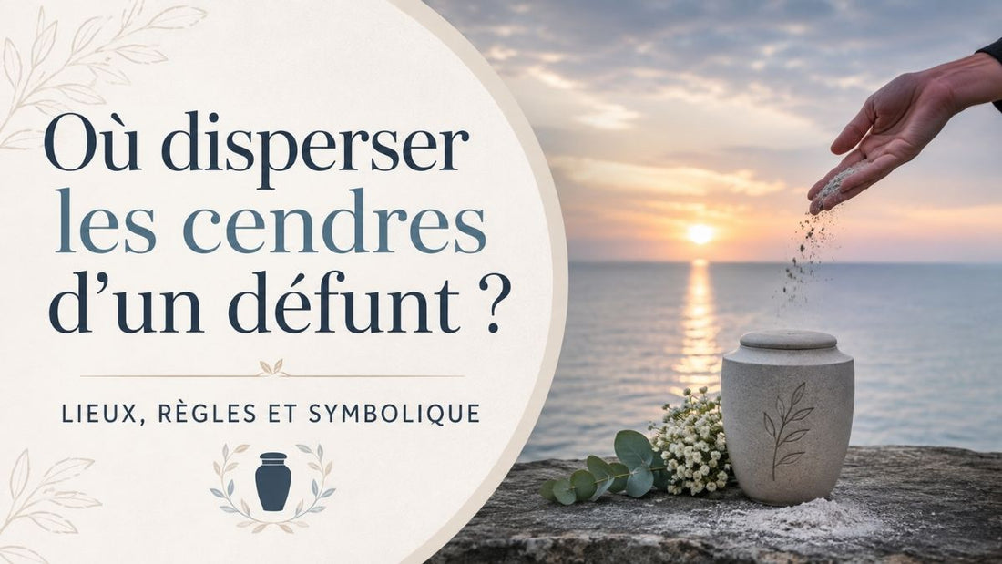 Où disperser les cendres d’un défunt ? Lieux, règles et symbolique