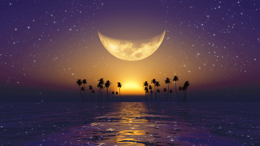 Pourquoi la Lune est jaune?