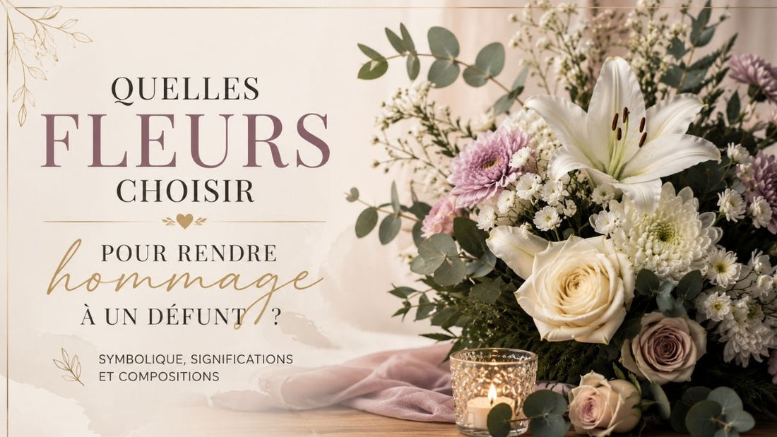 Quelles fleurs choisir pour rendre hommage à un défunt ?