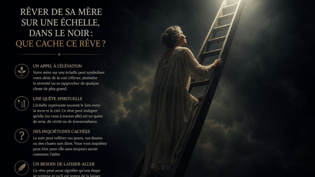 Rêver de sa mère sur une échelle, dans le noir : que cache ce rêve ?