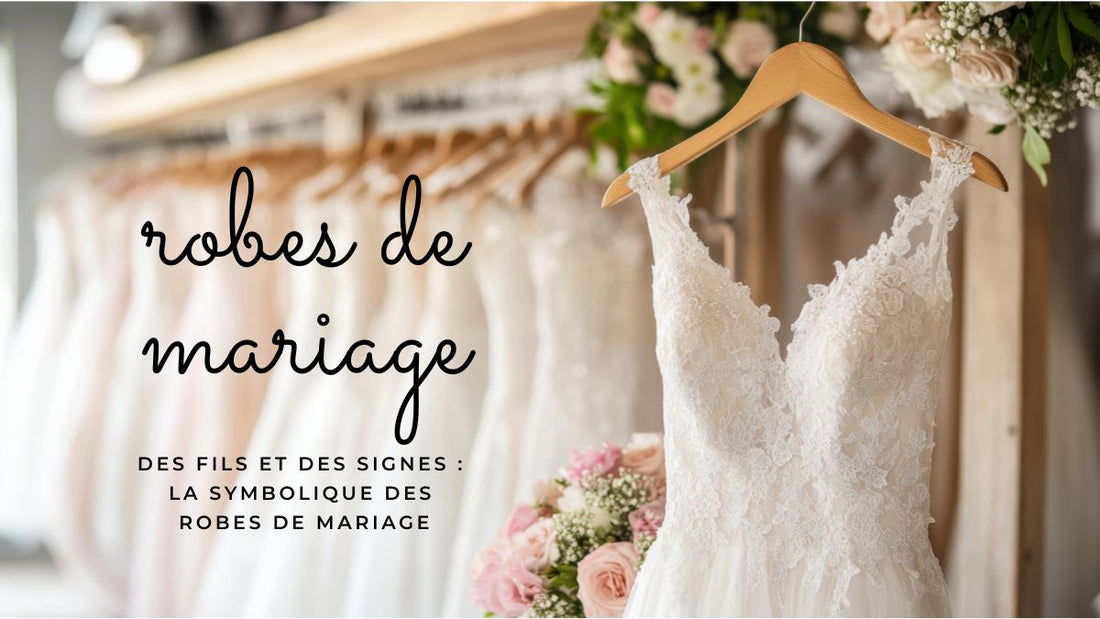 Des fils et des signes : la symbolique des robes de mariage
