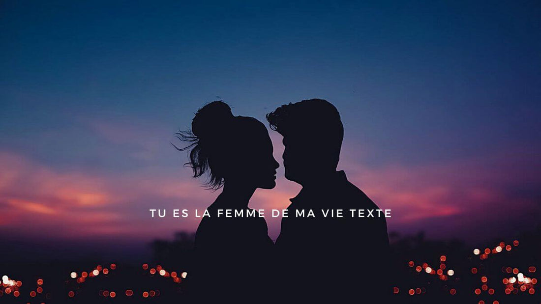 Tu es la femme de ma vie texte