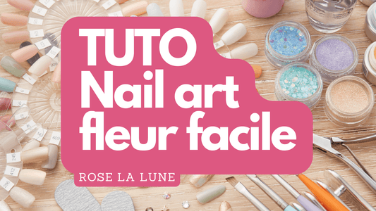 Tuto nail art fleur facile 