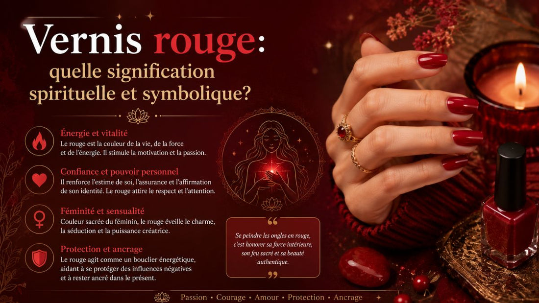 Vernis rouge: quelle signification spirituelle et symbolique?